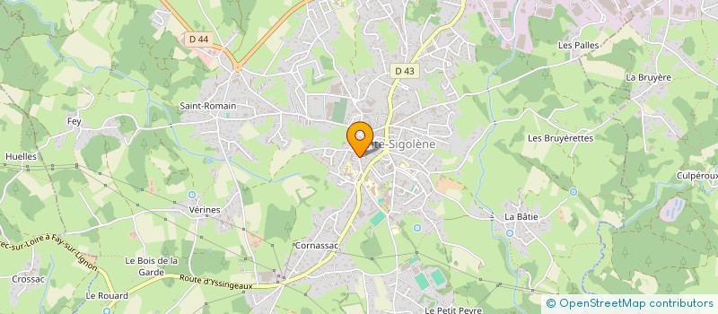 localisation de l'entreprise CORPS CONSCIENCE  SAINTE-SIGOLENE