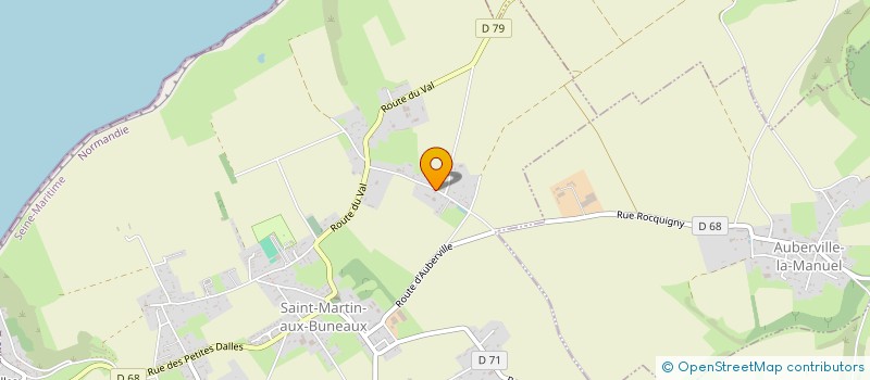 localisation de l'entreprise CORPS CULTURE NATURE  SAINT-MARTIN-AUX-BUNEAUX