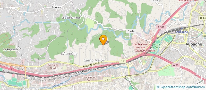 localisation de l'entreprise CORPS DE CHAUFFE à AUBAGNE