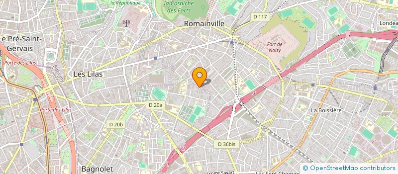 localisation de l'entreprise CORPS DE FERME  ROMAINVILLE