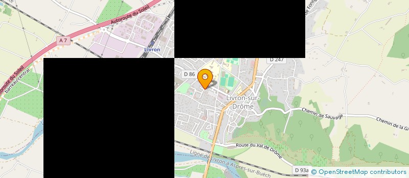localisation de l'entreprise CORPS DES VOLONTAIRES SECOURISTES DE L'ORDRE DE SAINT LAZARE DE JERUSALEM COMMANDERIE DAUPHINE-PROVENCE à LIVRON-SUR-DROME