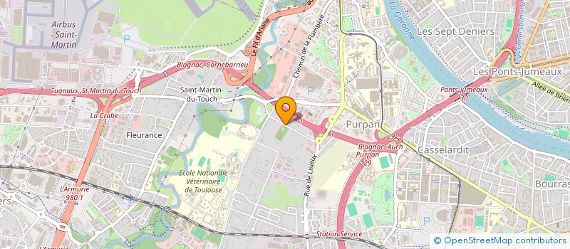 localisation de l'entreprise CORPS & DIEM à TOULOUSE