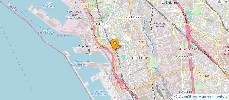 localisation de l'entreprise CORPS DU BATIMENT GENERAL à MARSEILLE