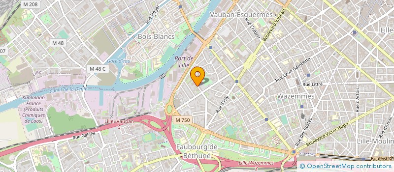 localisation de l'entreprise CORPS ECHO à LILLE