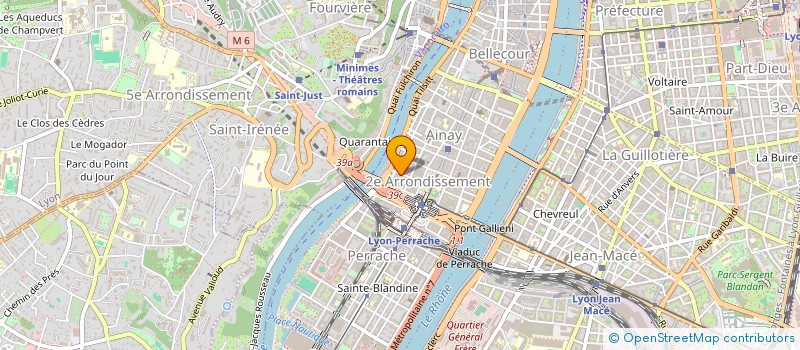 localisation de l'entreprise CORPS EN MAIN à LYON