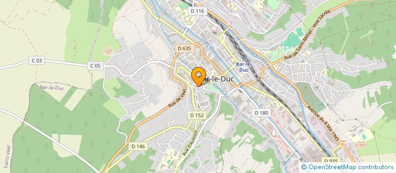 localisation de l'entreprise CORPS ET ART à BAR-LE-DUC