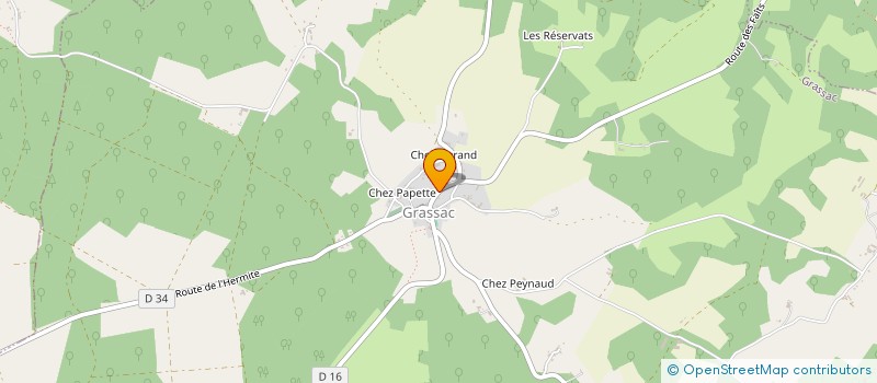 localisation de l'entreprise CORPS ET DANSE  GRASSAC