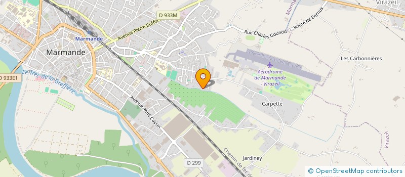 localisation de l'entreprise CORPS ET ENERGIE  MARMANDE