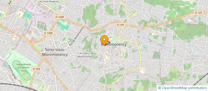 localisation de l'entreprise CORPS ET GRAPHES  MONTMORENCY