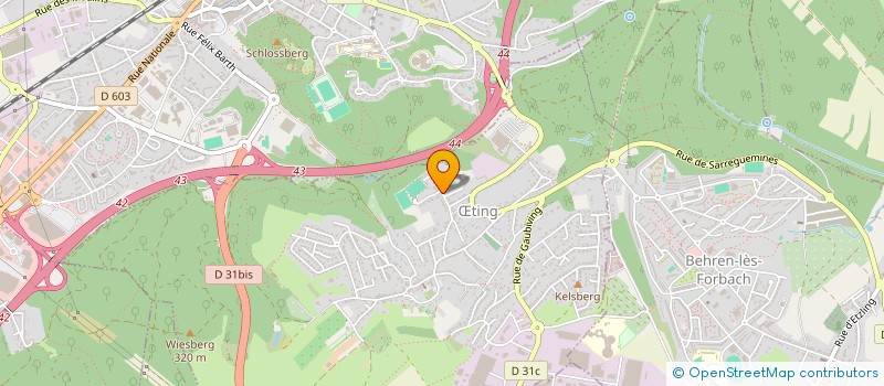 localisation de l'entreprise CORPS ET GRAPHIES  TING