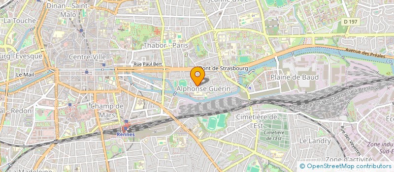 localisation de l'entreprise CORPS IVOIRE ART ET CULTURE  RENNES