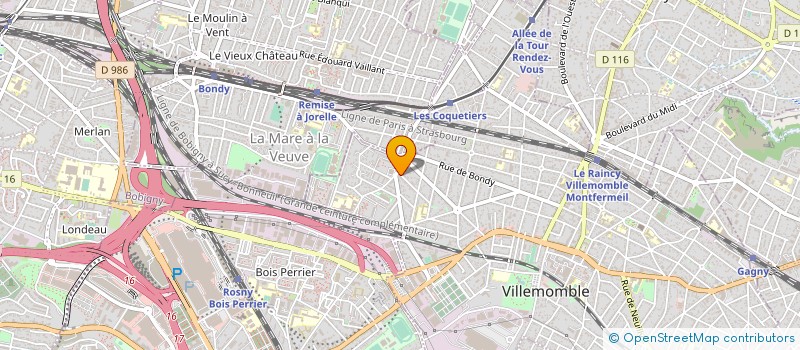 localisation de l'entreprise CORPS & MOUVEMENTS à VILLEMOMBLE