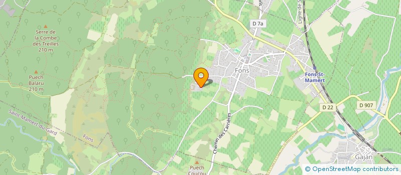 localisation de l'entreprise CORPS PLUS CONSEILS  FONS