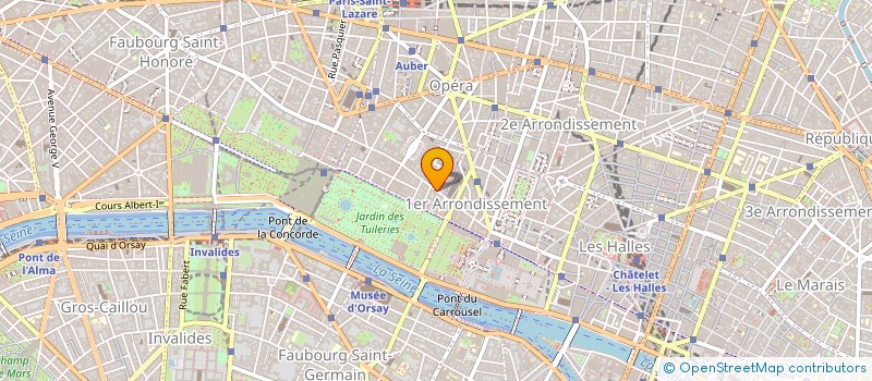 localisation de l'entreprise CORPS PROTECTION RAPPROCHEE à PARIS