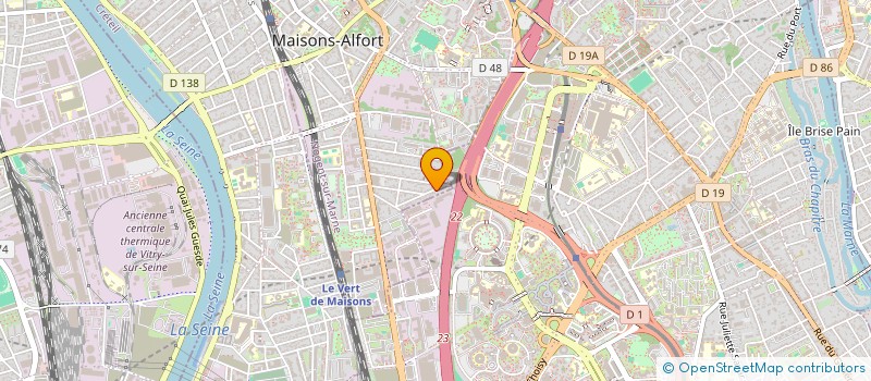 localisation de l'entreprise CORPS ZE ARTS  MAISONS-ALFORT