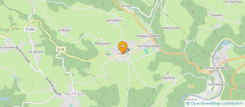 localisation de l'entreprise CORPSACCORD  MENAT