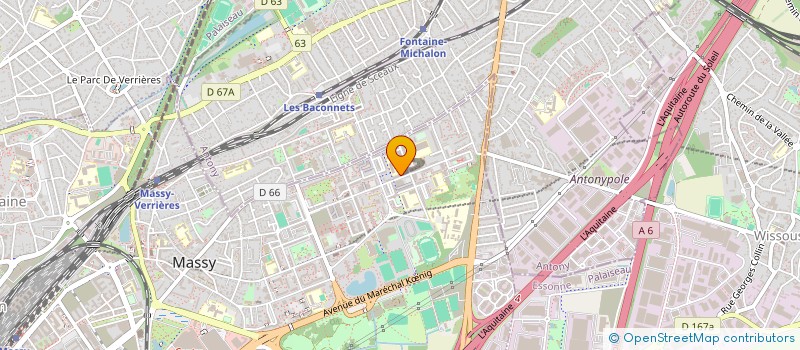 localisation de l'entreprise CORPSECHORE à MASSY