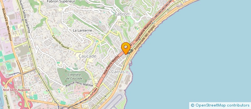 localisation de l'entreprise CORPSRELAX à NICE