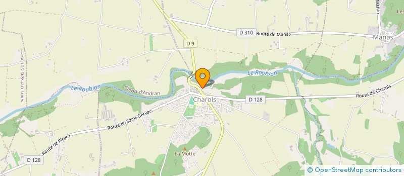 localisation de l'entreprise CORPSTRETCH  CHAROLS