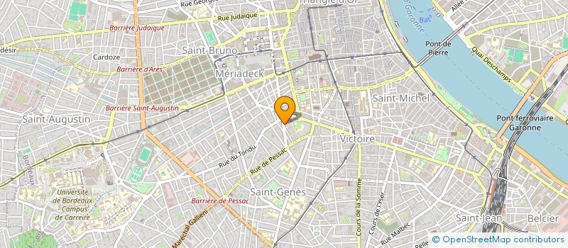 localisation de l'entreprise CORPUS  BORDEAUX