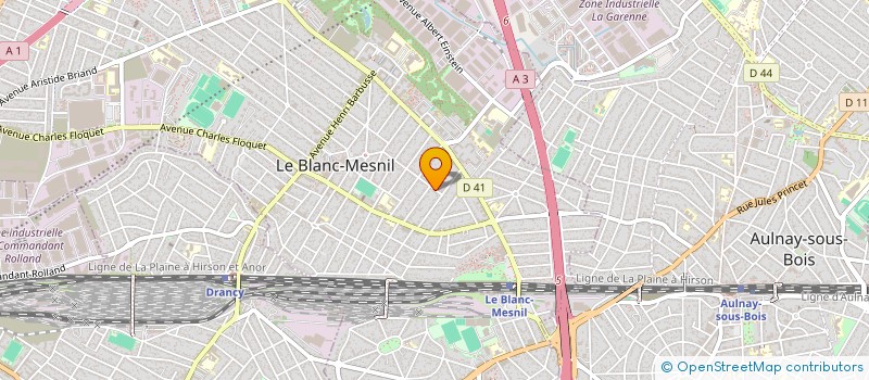 localisation de l'entreprise CORPUS à LE BLANC-MESNIL