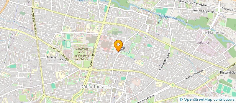 localisation de l'entreprise CORPUS DANSE à PAU