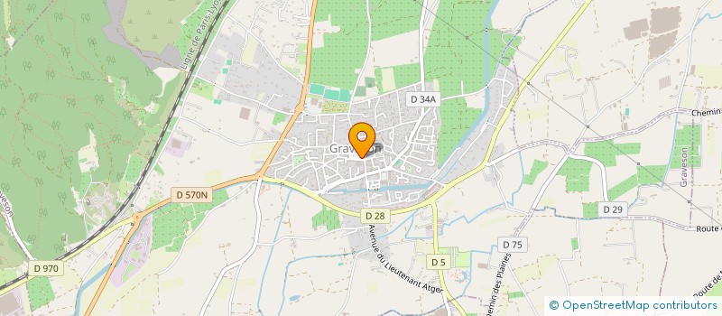 localisation de l'entreprise CORPUS FORM'  GRAVESON