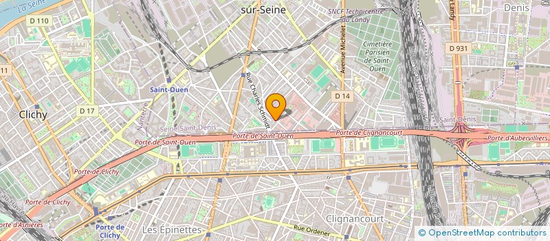 localisation de l'entreprise CORPUS PRODUCTUM à SAINT-OUEN-SUR-SEINE