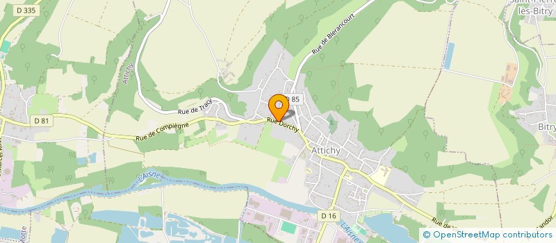 localisation de l'entreprise CORPUS RH  ATTICHY