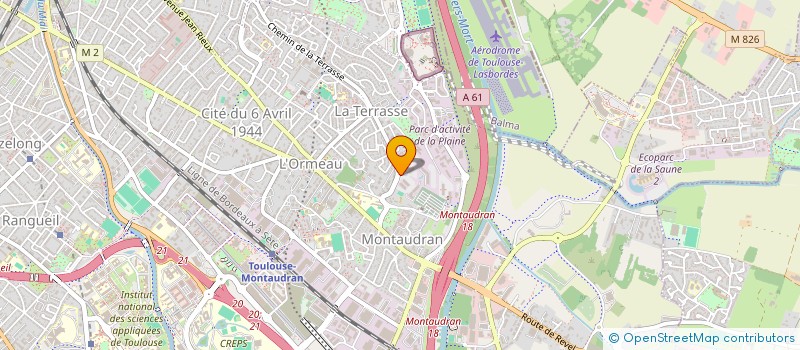 localisation de l'entreprise CORPUS SOLUTIONS  TOULOUSE