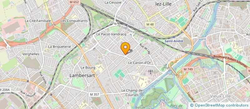 localisation de l'entreprise CORPUS TOWER à LAMBERSART