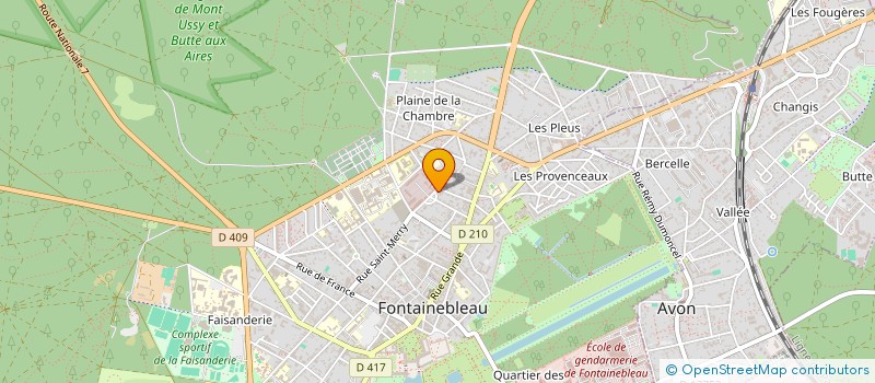 localisation de l'entreprise CORPUSSANO à FONTAINEBLEAU