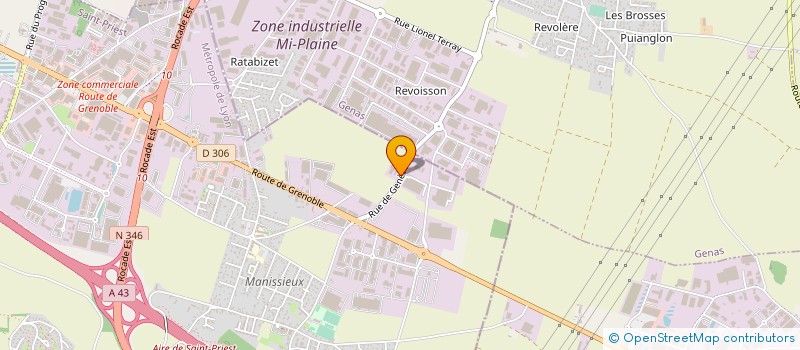 localisation de l'entreprise CORRADI FRANCE SAS  SAINT-PRIEST