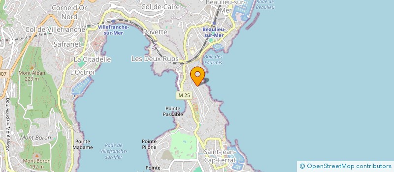 localisation de l'entreprise CORRAM à SAINT-JEAN-CAP-FERRAT