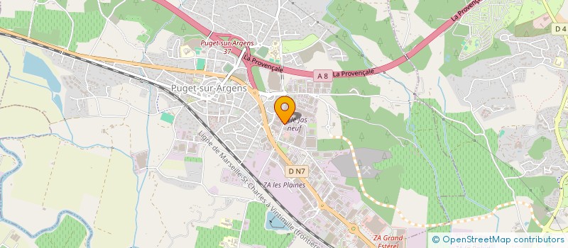 localisation de l'entreprise CORRE à PUGET-SUR-ARGENS