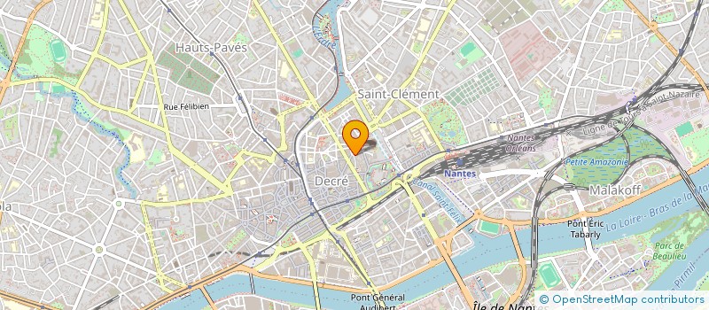 localisation de l'entreprise CORRE à NANTES