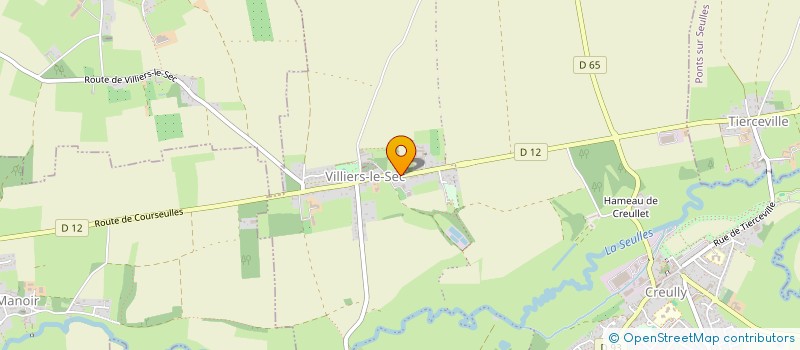 localisation de l'entreprise CORRE FISHING  CREULLY SUR SEULLES