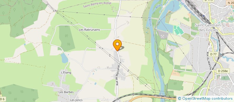 localisation de l'entreprise CORRE FRANCE  SAINT-REMY-EN-ROLLAT