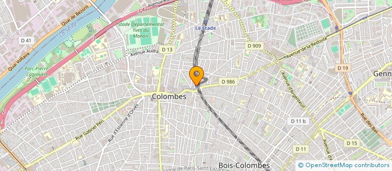 localisation de l'entreprise CORREA BATICOL à COLOMBES