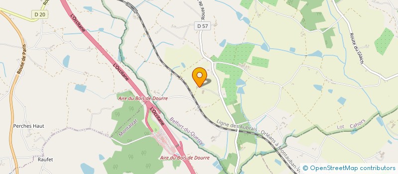 localisation de l'entreprise CORREA D'ARANGO  BELFORT-DU-QUERCY