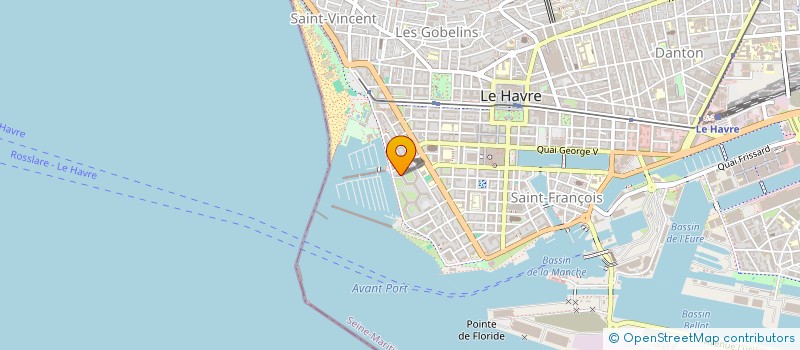 localisation de l'entreprise CORREA & HENROTIN LMNP  LE HAVRE