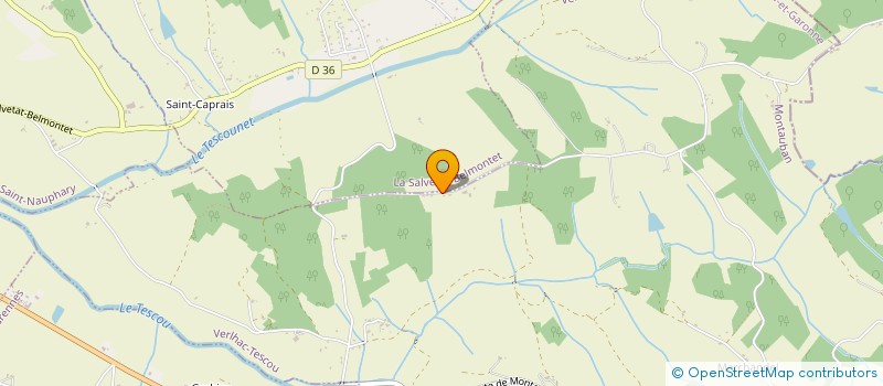 localisation de l'entreprise CORREA MEUBLES  VERLHAC-TESCOU