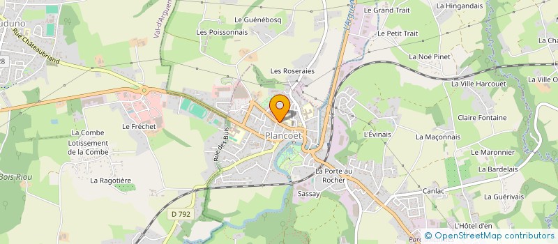 localisation de l'entreprise CORREC'SON à PLANCOET