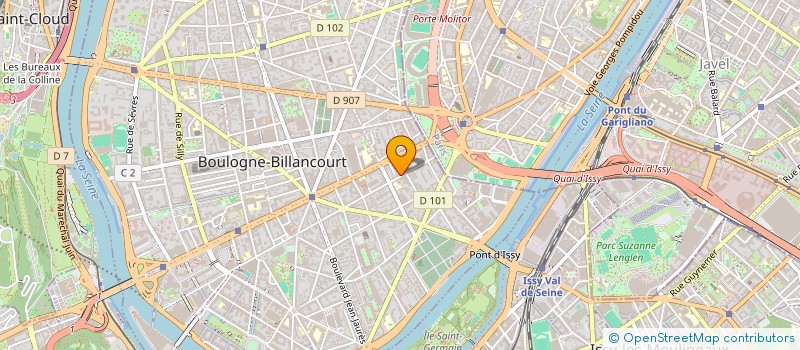 localisation de l'entreprise CORRECTIF à BOULOGNE-BILLANCOURT