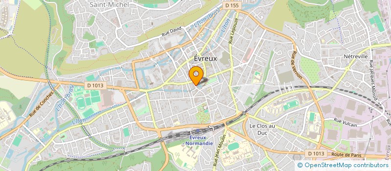 localisation de l'entreprise CORRECTION AUDITIVE DE L'EURE à EVREUX
