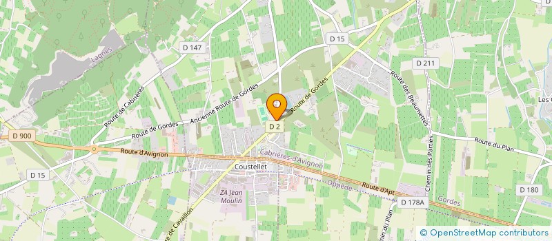localisation de l'entreprise CORRECTION AUDITIVE DU LUBERON à CABRIERES-D'AVIGNON