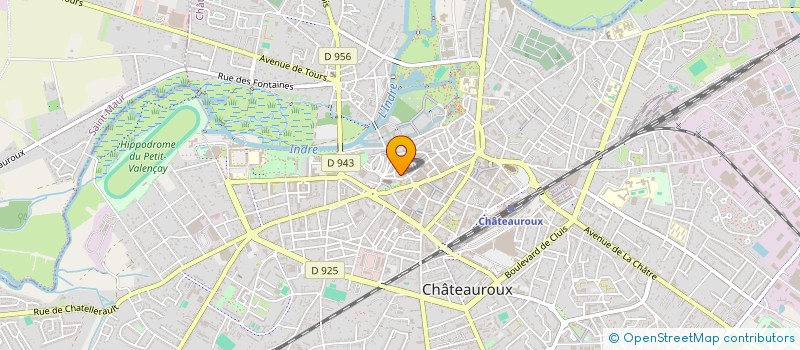 localisation de l'entreprise CORRECTION AUDITIVE THORE à CHATEAUROUX