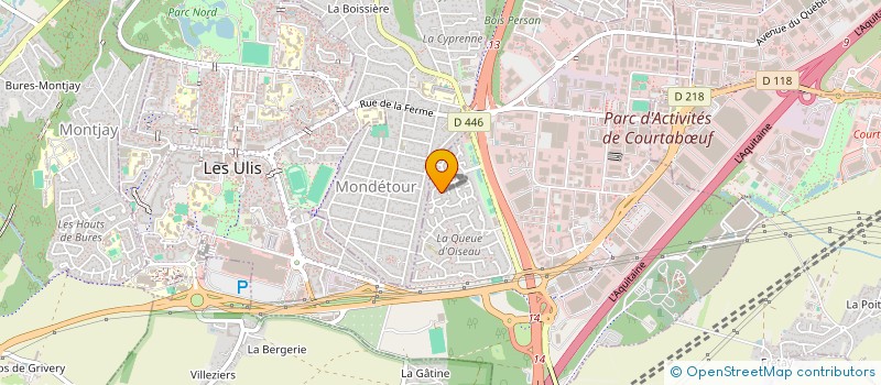 localisation de l'entreprise CORREIA à LES ULIS