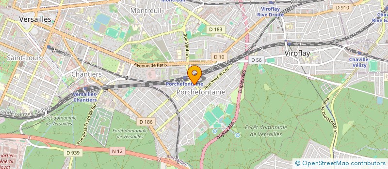 localisation de l'entreprise CORREIA à VERSAILLES