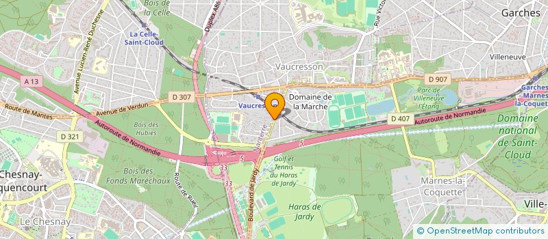 localisation de l'entreprise CORREIA  VAUCRESSON